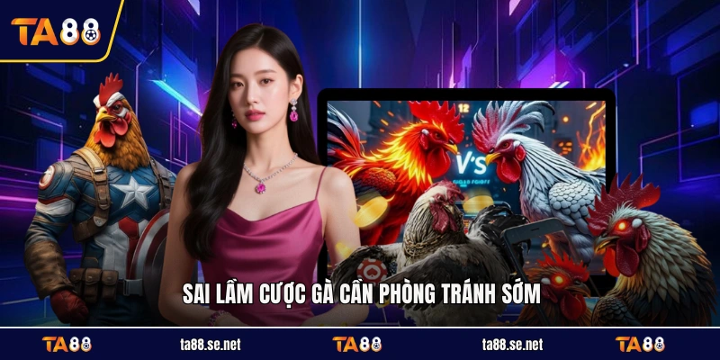 Sai lầm cược gà cần phòng tránh sớm